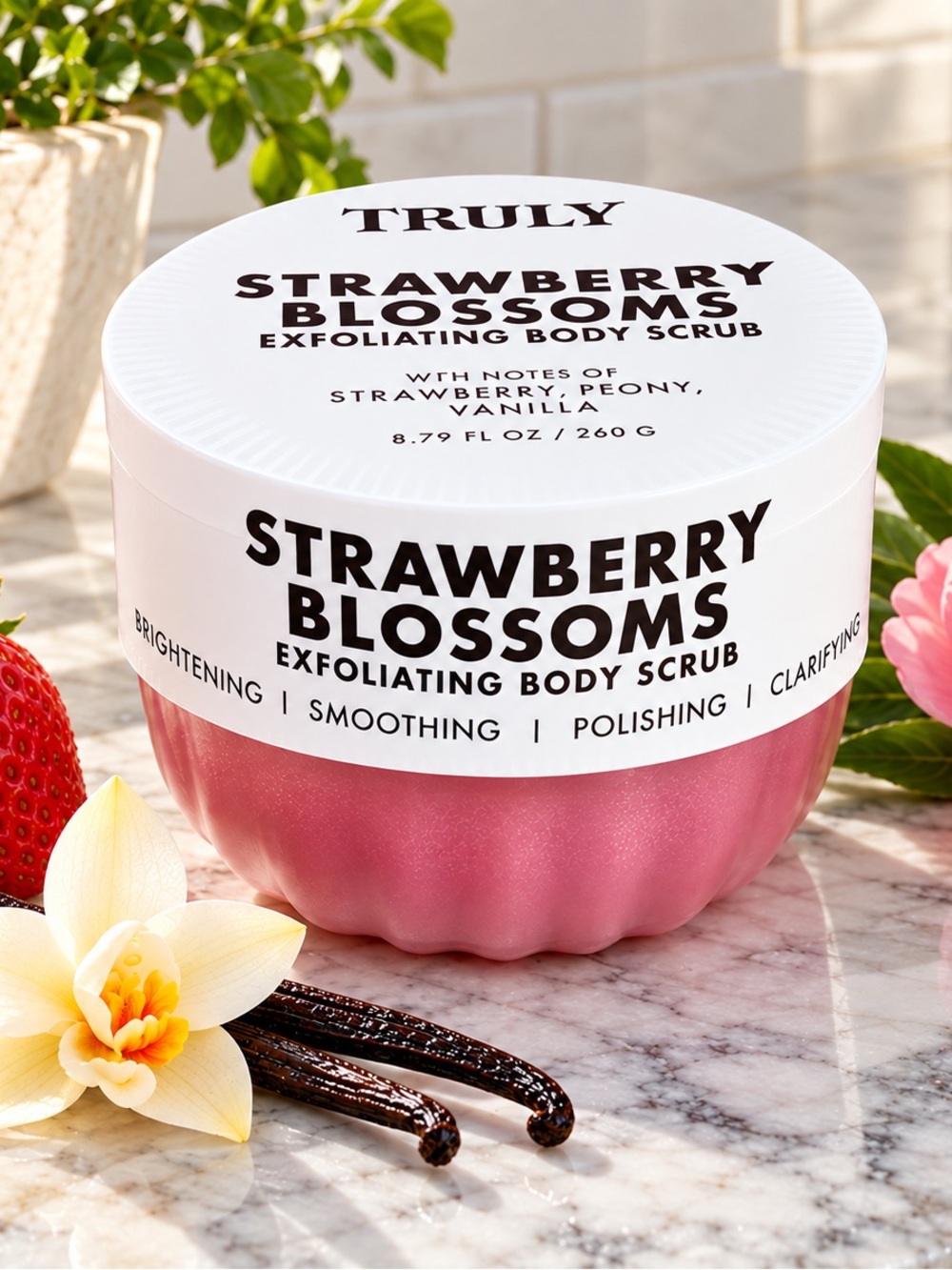 Truly Strawberry Blossoms Exfoliating Body Scrub